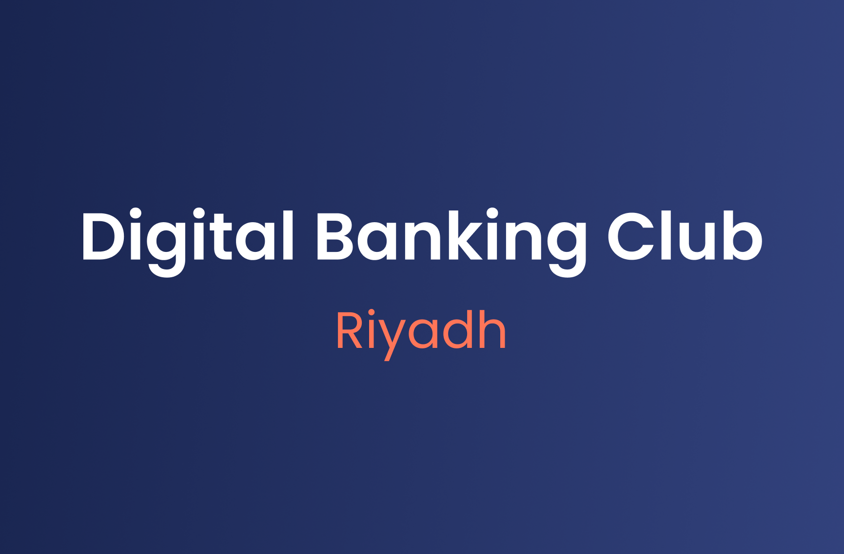 Finshape Digital Banking Club Riyadh